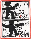 Keith Haring, Untitled 3, 1985, Lithograph in colors