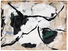 Emil Schumacher, GE-24/1991, 1991, Mixed media