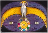 Friedrich Schröder-Sonnenstern, Dämon der mondmoralischen Umspannungen, 1964, Colored pencil drawing