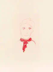 Thomas Schütte, Portrait Sophie, 2005, Etching