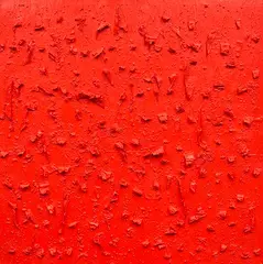 Bernard Aubertin, Rouge-flamme, 1972, Mixed media