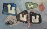 Rolf Cavael, 48/Ja 191, 1948, Oil on fibreboard