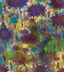 Gunter Damisch, Ohne Titel, 1998, Watercolor