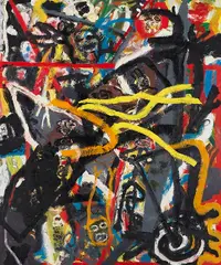 Franz Hitzler, Ohne Titel, 1979, Oil on canvas