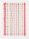 Konrad Fischer, Geschirrtuch, 1967, Silkscreen in colors