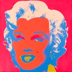 Andy Warhol, Marilyn, 1967, Farbserigraphie auf leichtem Karton