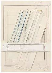 Cy Twombly, Gladings (Love’s Infinite Causes), 1973, Collage. Colored oil pastels, pencil, and colla...
