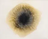 Otto Piene, Feuerblume, 1963, Fire, smoke and Oil on canvas