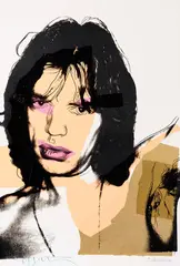 Andy Warhol, Mick Jagger, 1975, Silkscreen in colors