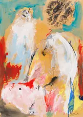 Asger Jorn, Ohne Titel, 1965, Gouache