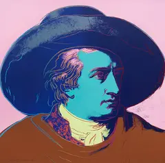 Goethe by Andy Warhol, 1982, Farbserigrafie auf Lenox-Museumskarton, sold Jun 2026