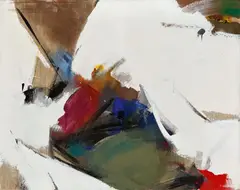 Jean Miotte, Untitled, Oil on canvas