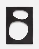 Dadamaino, Volume, 1960, waterpaint on perforated canvas