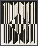 Victor Vasarely, Leire, 1956-1959, Casein on card on wood