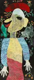 Ursula Schultze-Bluhm, Der Gärtner, 1988, Oil and gloss paint on wood