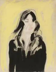 Salomé, Emilia Galotti (gelb), 1980, Acrylic on nettle