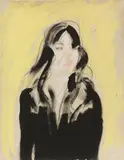 Salomé, Emilia Galotti (gelb), 1980, Acrylic on nettle