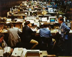 Thomas Struth, Chicago Board of Trade II, Chicago, 1990, Cibachrome print, printed