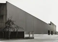 Thomas Struth, Stinnes Steel merchandise, Essen (from the series: Unconscious Places), 1985, Ferrotyped gelatin silver print on Agfa paper, printed