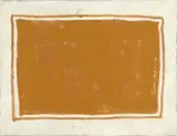 Joan Hernández Pijuan, Espai Ocre 2, 2003, Oil on canvas