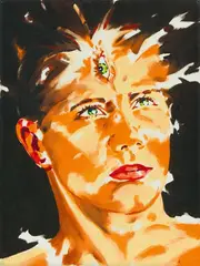 Third Eye by Norbert Bisky, 2008, Oil on canvas, sold Jun 2026