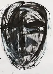 Magdalena Abakanowicz, Untitled, 2004, Indian ink and gouache on card