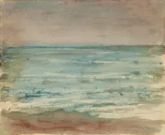 Max Liebermann, Meer - Blick auf die Nordsee, Circa 1899, Watercolour on firm watercolour paper