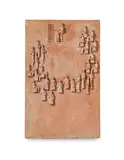 Alfred Lörcher, Dozent, 1953/1954, Terracotta, lightened with slip water. Height 76.5, width 49.6, depth