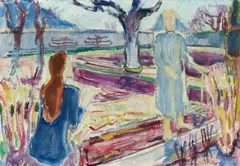 Karl Caspar, Noli me tangere, 1942, Oil on canvas