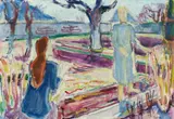 Karl Caspar, Noli me tangere, 1942, Oil on canvas
