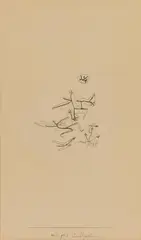 Paul Klee, Luftgeister, 1930, Pen and ink drawing on laid paper, mounted verso by the artist on backing card (