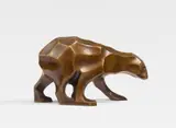 William Wauer, Eisbär, 1924, Bronze
