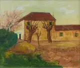 Felix Nussbaum, Gehöft in Südfrankreich, 1930, Oil on canvas. 53.3/54 x 63/