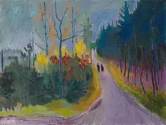Carl Lohse, Stadtwald, Presumably 1930s, Oil on canvas