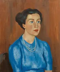 Max Pechstein, Bildnis Elinor Laven, 1942, Oil on canvas