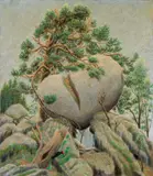 Bernhard Schroeder-Wiborg, Harzklippen, 1931, Oil on canvas
