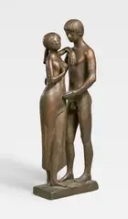 Gerhard Marcks, Stehendes Liebespaar, 1971, Bronze