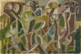 Eduard Bargheer, Vegetation, 1959, Oil on canvas