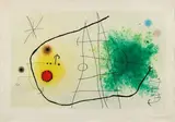 Joan Miró, Partie de Campagne I, 1967, Colour etching on wove paper