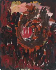 Georg Baselitz, Borcke, 1986, Oil on canvas