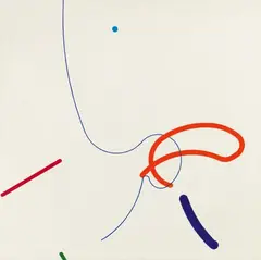Zdeněk Sýkora, Linie Nr.145, 1998, Acrylic on canvas
