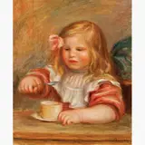 Pierre-Auguste Renoir, Coco mangeant sa soupe, 1905, Oil on canvas