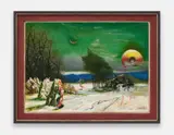 Franz Radziwill, Der Winter ist schön, 1963, Oil on canvas on panel