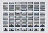 Ólafur Elíasson, The Island Series, 1997, Photo work in 56 parts: chromogenic prints on aluminium composite panels (reprint 2021)