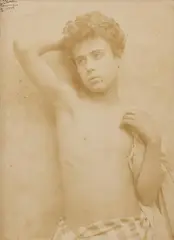 Wilhelm von Gloeden, Portrait of a boy, Taormina, c. 1900, Salt print, printed 1913. Approx