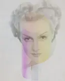 Xanti (Alexander) Schawinsky, Untitled (from the series: Variations on a Face), 1942, Vintage gelatin silver print, reworked in color