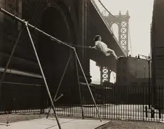 Walter Rosenblum, Girl on a Swing, Pitt Street, New York, 1938, Gelatin silver print, printed later
