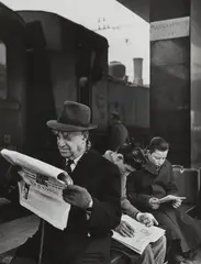 Herbert List, Rome, Italy, 1950s, Vintage ferrotyped gelatin silver print on Agfa-Brovira paper