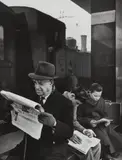 Herbert List, Rome, Italy, 1950s, Vintage ferrotyped gelatin silver print on Agfa-Brovira paper