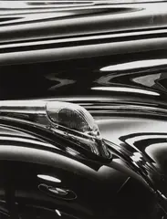 Peter Keetman, BMW-Kotflügel, 1956, Ferrotyped gelatin silver print on Agfa paper, printed probably 1970s